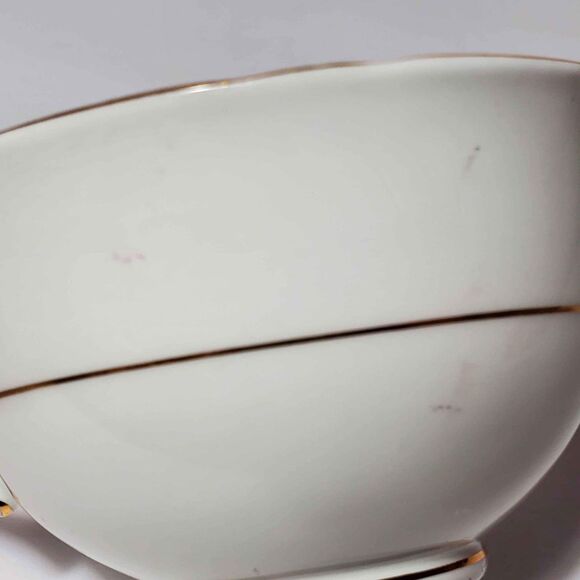 Victoria C&E Teacup and Saucer Pink Flowers Vintage - Picture 7 of 10